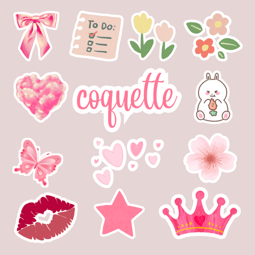 Coquette Stickers